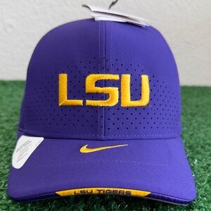 Nike LSU Purple and Gold DRI-FIT Embroidered Tigers Hat